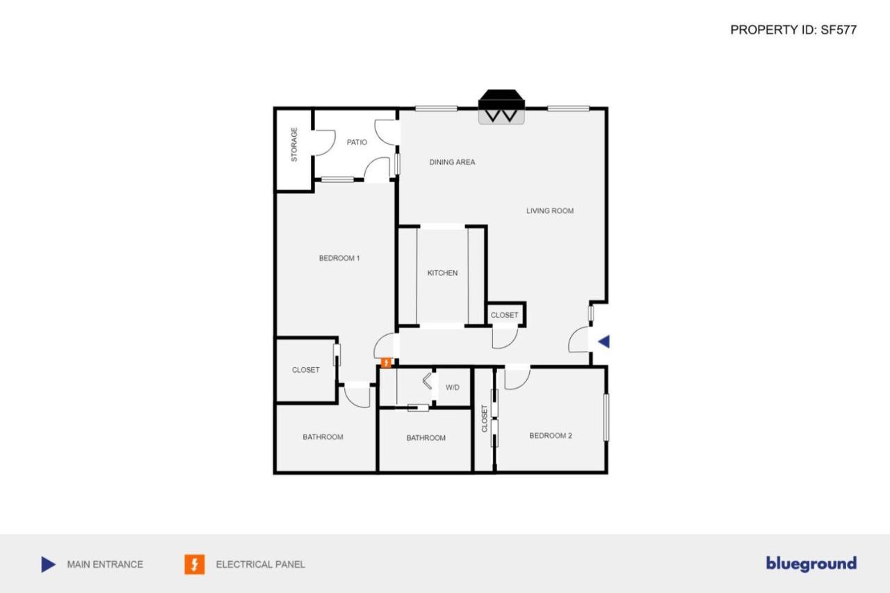 2br W Wd Gym Pool S F O -577 Apartamento
